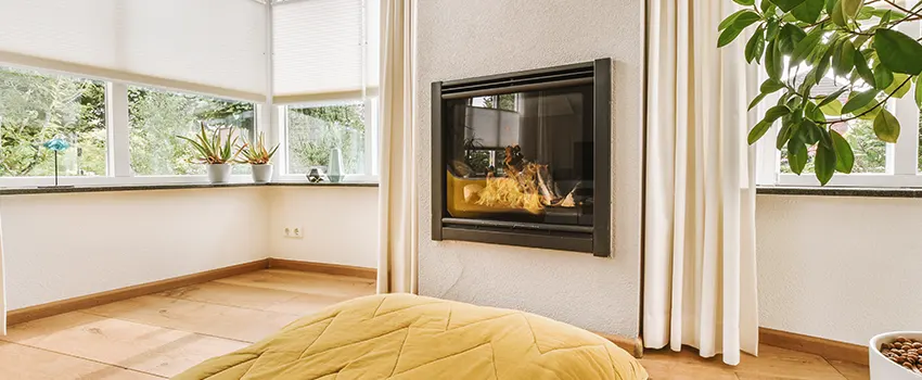 Residential Fireplace Ceramic Glass Installation in Beverly, MA