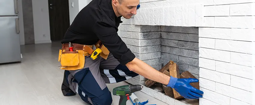 Fireplace Damaged Damper Frame Repair Services in Beverly, Massachusetts