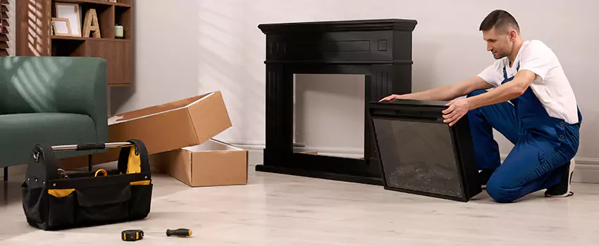 Old Rusted Metal Fireplace Repair And Replacement in Beverly, MA